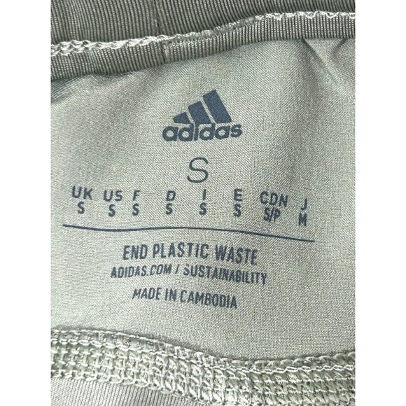 Adidas Womens Joggers S Sage Green Logo AEROREADY Drawstring Pockets Activewear - Picture 3 of 16